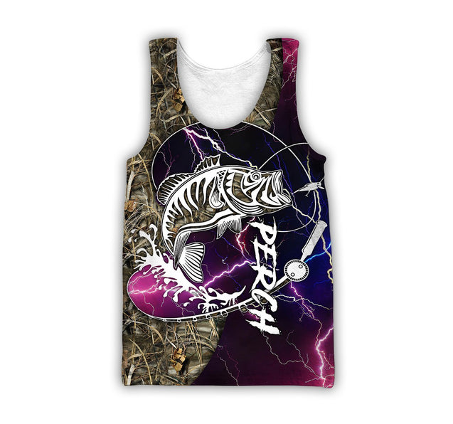 Perch Fishing huk up all Printing Shirts for men and women Trippy TR021203 - Amaze Style™-Apparel