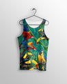 All Over Printed Parrots Shirts H227B-Apparel-HbArts-Tank top-S-Vibe Cosy™