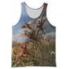 3D All Over Printed Pheasant Hunting Art Shirts-Apparel-HP Arts-Tank Top-S-Vibe Cosy™