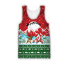 HC Christmas Santa Fishing YOLO - Greenred TR131103 - Amaze Style™-Apparel