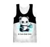 Love Gymmer Panda 3D all over printed shirts for men and women AZ251204 PL-Apparel-PL8386-Tanktop-S-Vibe Cosy™