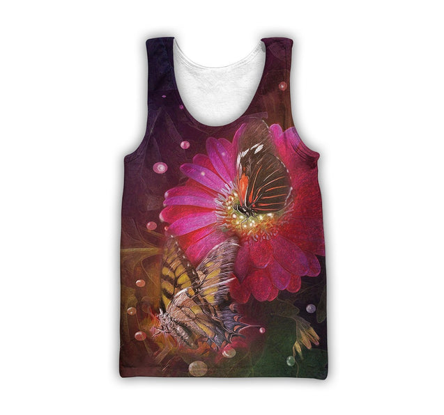 Butterfly Sweet Garden 3D Winter Clothes TR111101 NM-Apparel-NM-Tank Top-S-Vibe Cosy™