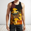 Beautiful Chanterelle mushrooms 3D all over printing shirts for men and women TR0405202-Apparel-Huyencass-Tank Top-S-Vibe Cosy™