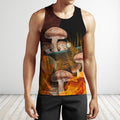 Beautiful Shiitake mushrooms 3D all over printing shirts for men and women TR0405201-Apparel-Huyencass-Tank Top-S-Vibe Cosy™