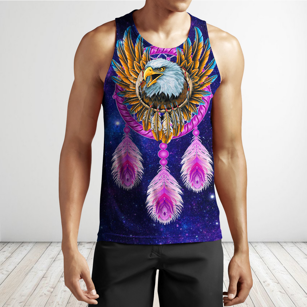 Eagle Purple Dreamcatcher Native American 3D All Over Printed Shirts VP11092002-LAM