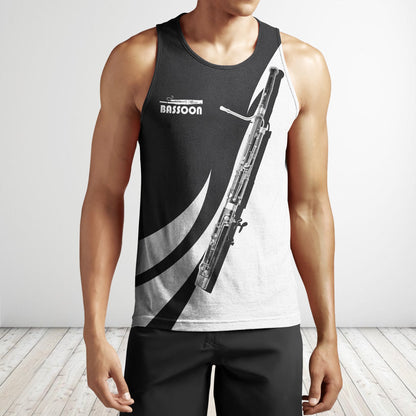 Bassoon music 3d hoodie shirt for men and women HG HAC24121-Apparel-HG-Men's tank top-S-Vibe Cosy™