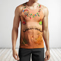 Real Skin Christmas Accessories All Over Printed Pi081001-Apparel-HP Arts-Men's Tank Top-S-Vibe Cosy™