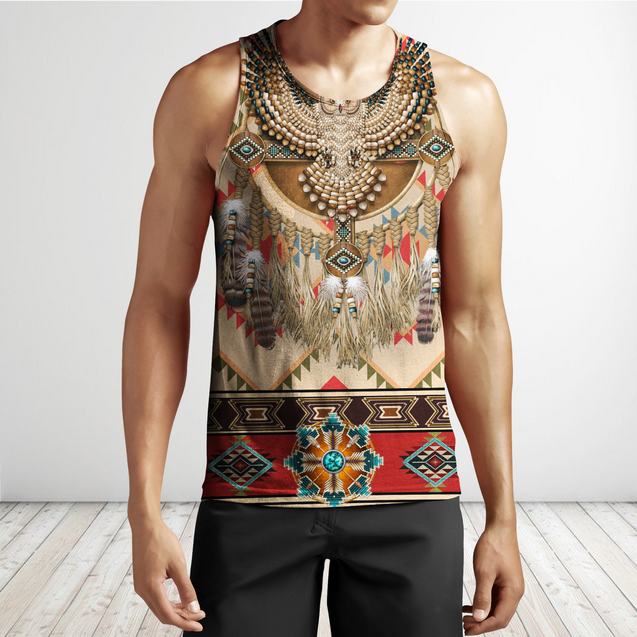 Native American Pattern Dreamcatcher 3D All Over Printed Shirts For Men