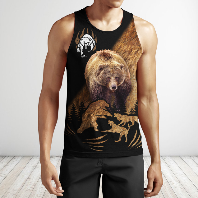 BEAR HUNTING CAMO 3D ALL OVER PRINTED SHIRTS FOR MEN AND WOMEN Pi071203 PL - Amaze Style™-Apparel