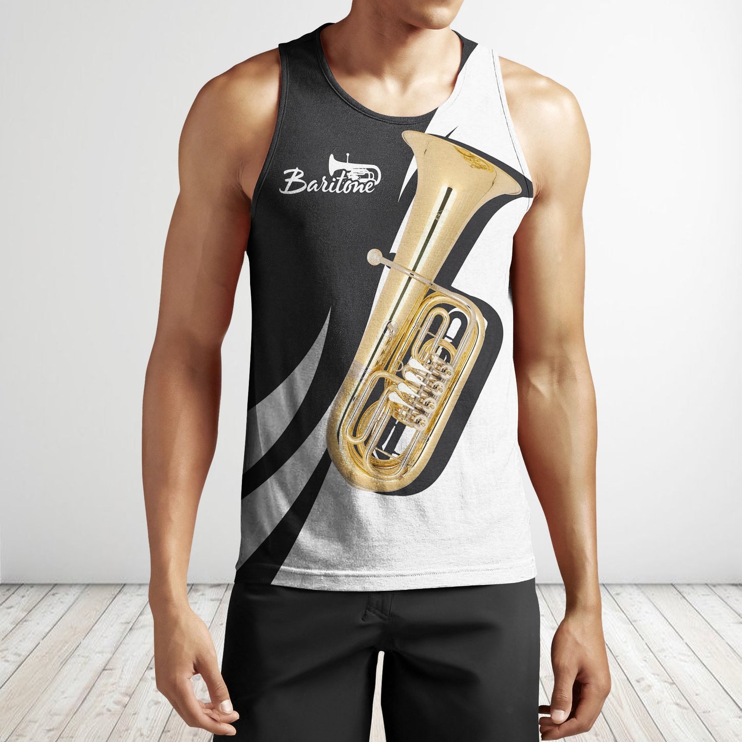 Baritone music 3d hoodie shirt for men and women HG HAC27128-Apparel-HG-Men's tank top-S-Vibe Cosy™