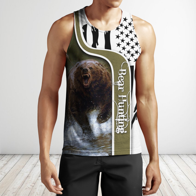 BEAR HUNTING CAMO 3D ALL OVER PRINTED SHIRTS FOR MEN AND WOMEN Pi041202 PL-Apparel-PL8386-Tanktop-S-Vibe Cosy™