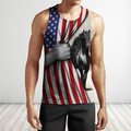 Horse Flag 3D All Over Printed Shirts Pi16062002-Apparel-TA-Tank Top-S-Vibe Cosy™