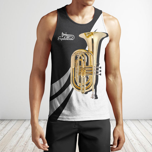 Euphonium music 3d hoodie shirt for men and women HG HAC040106-Apparel-HG-Men's tank top-S-Vibe Cosy™