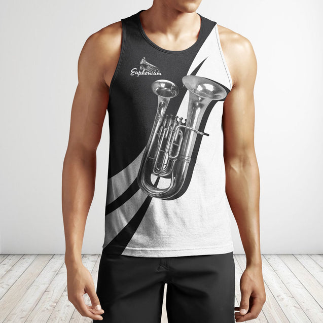 Euphonium music 3d hoodie shirt for men and women HG HAC040107-Apparel-HG-Men's tank top-S-Vibe Cosy™