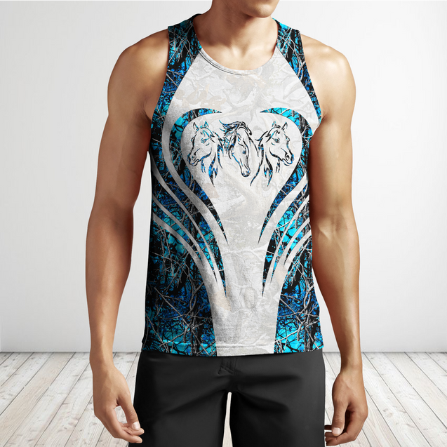 Beautiful Horse 3D All Over Printed shirt for Men and Women Pi060103-Apparel-TA-Hoodie-S-Vibe Cosy™