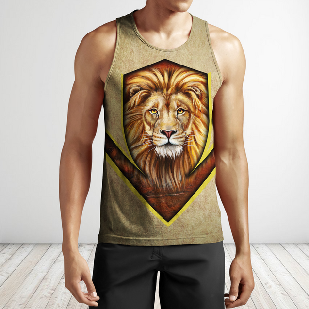 Love Lion Over Printed Hoodie