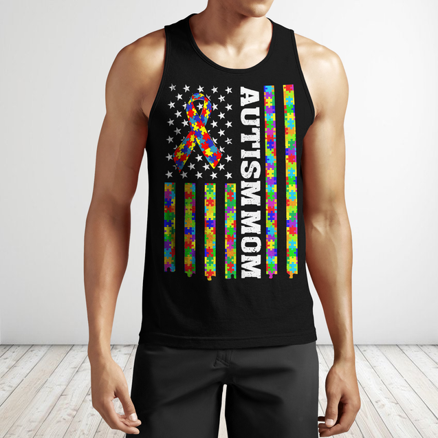 Autism 3d hoodie shirt for men and women HAC280401-Apparel-HG-Men's tank top-S-Vibe Cosy™