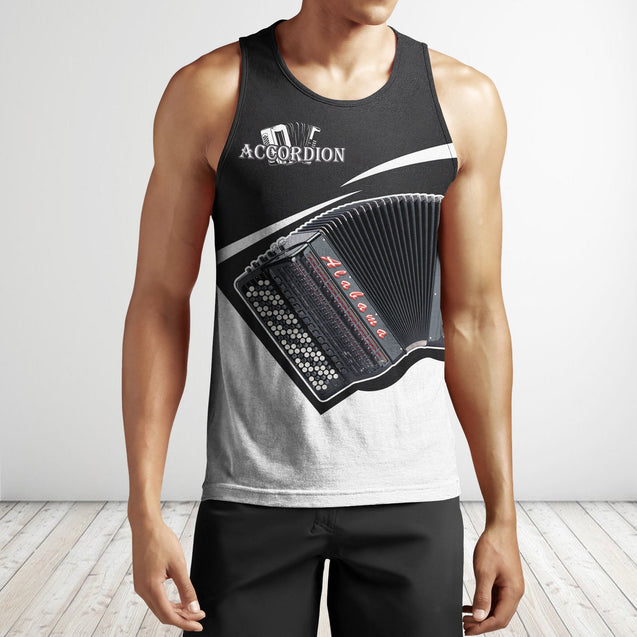 Accordion music 3d hoodie shirt for men and women HG HAC100101-Apparel-HG-Men's tank top-S-Vibe Cosy™