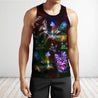 Amazing Colorful Cat Over Printed Hoodie Tshirt for Men and Women-ML