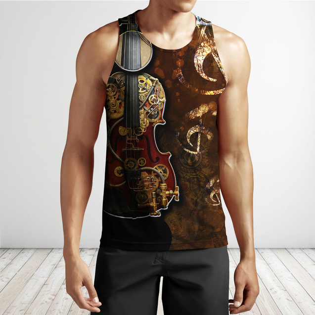 Steampunk Violin Mechanic All Over Printed Hoodie For Men and Women MH11112001CL