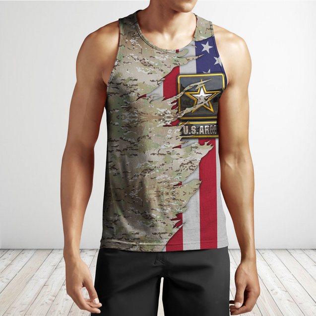 US Army 3D All Over Printed Shirts  MH1210201