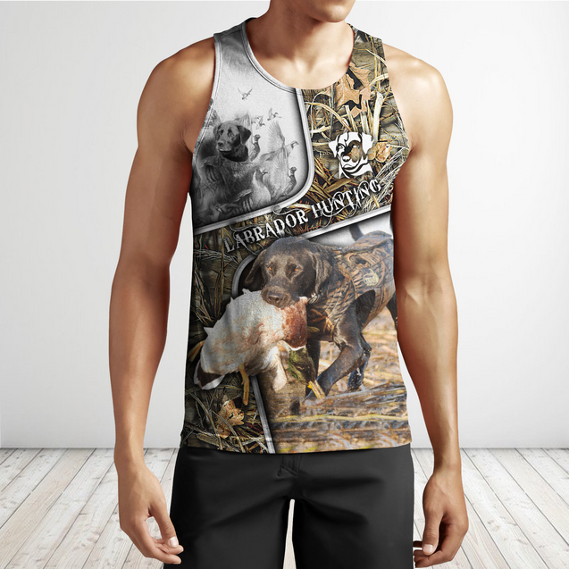 Labrador Hunting 3D Over Printed Unisex Deluxe Hoodie ML