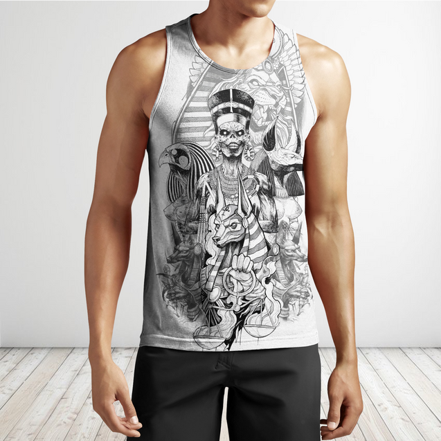 3D God of Egypt Tattoo Over Printed Shirt for Men and Women