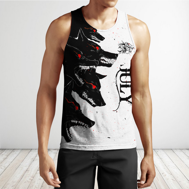 The Dark Wolf July 3D All Over Printed Unisex Deluxe Hoodie ML