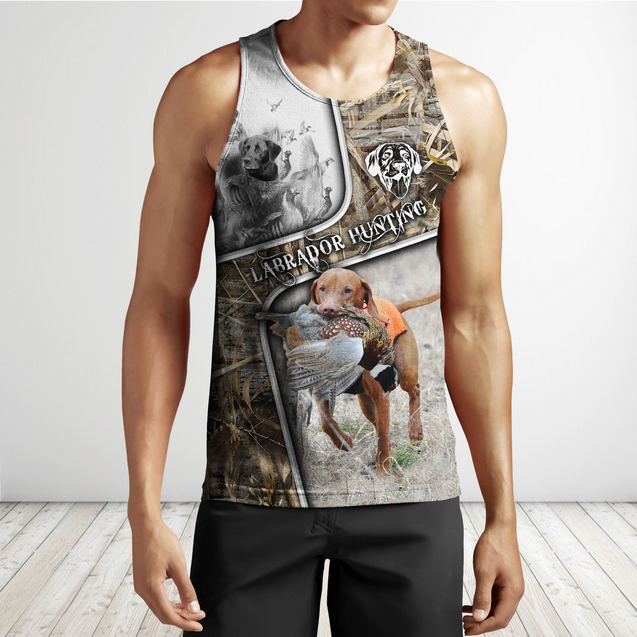 Labrador Hunting 3D Over Printed Unisex Deluxe Hoodie ML