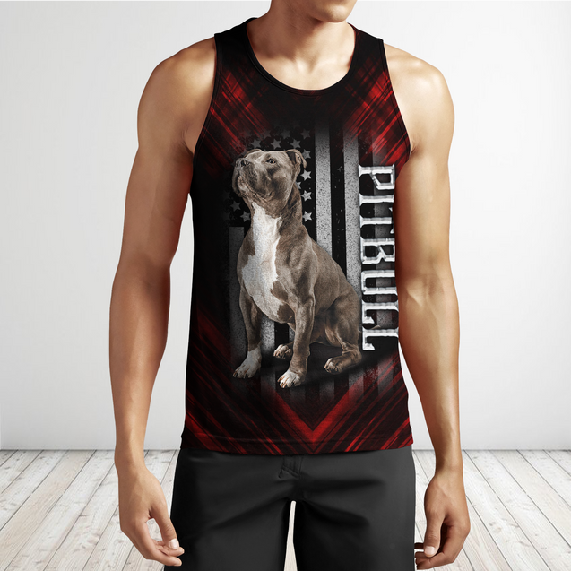 Pitbull 3d hoodie shirt for men and women MH0711202