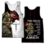 The Devil Saw Me With The Head Down 3D All Over Printed Shirts For Men and Women Pi250504