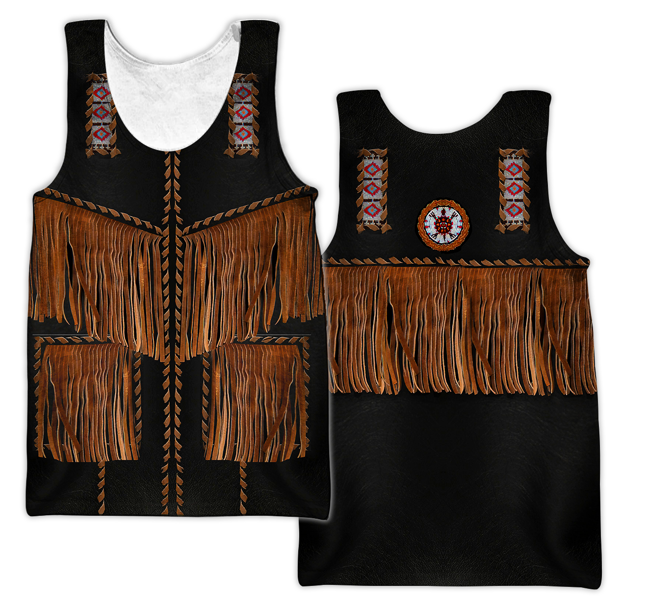 Native Cowboy Jacket No2 Cosplay 3D Over Printed Unisex Deluxe Hoodie ML