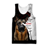 3D German Shepherd Of Course I Talk To God Unisex Shirts Pi21102001