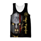 May Spartan Lion Warrior 3D All Over Printed Unisex Shirts