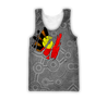 Aboriginal Australia In my heart 3D printed summer shirts