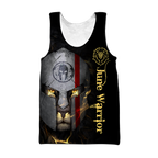 June Spartan Lion Warrior 3D All Over Printed Unisex Shirts