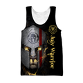 July Spartan Lion Warrior 3D All Over Printed Unisex Shirts