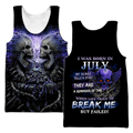 July Guy Skull 3D All Over Printed Shirts Pi24102007ST