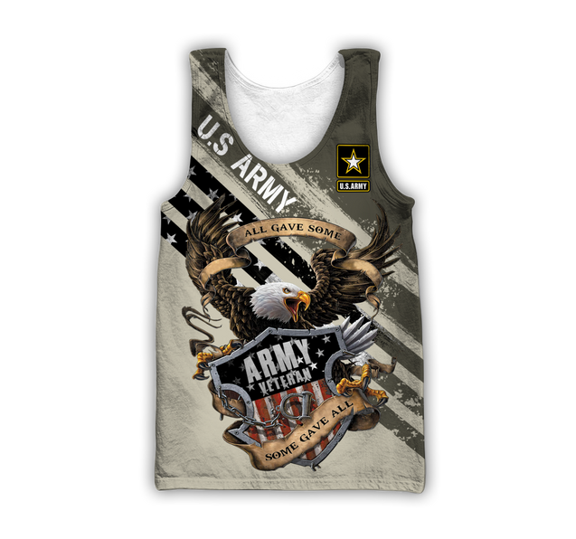 US Veteran Army All Gave Some 3D Shirts