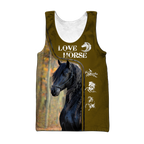 Love Horse 3D All Over Printed Shirts For Men and Women Pi112050