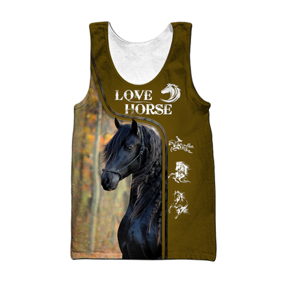 Love Horse 3D All Over Printed Shirts For Men and Women Pi112050