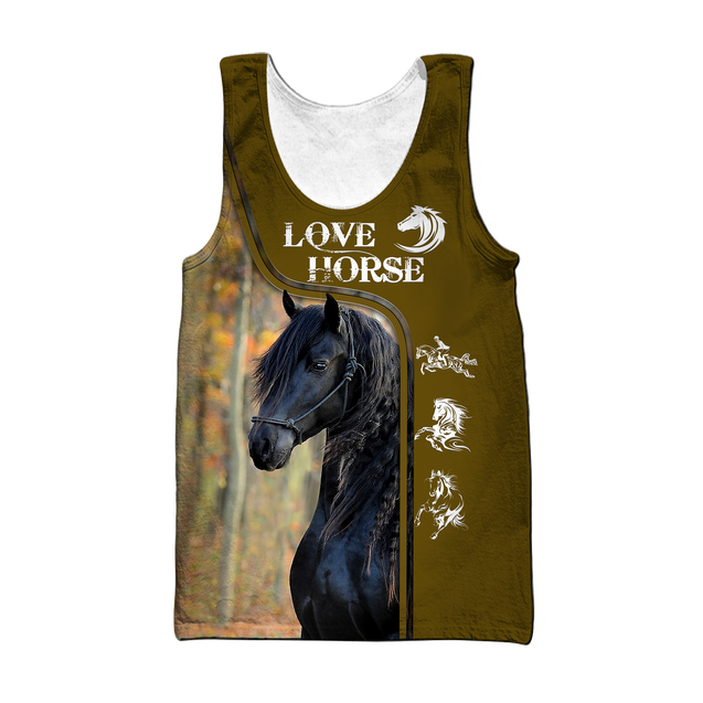 Love Horse 3D All Over Printed Shirts For Men and Women Pi112050