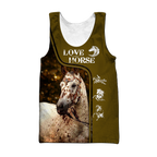 Love Horse 3D All Over Printed Shirts For Men and Women Pi112051