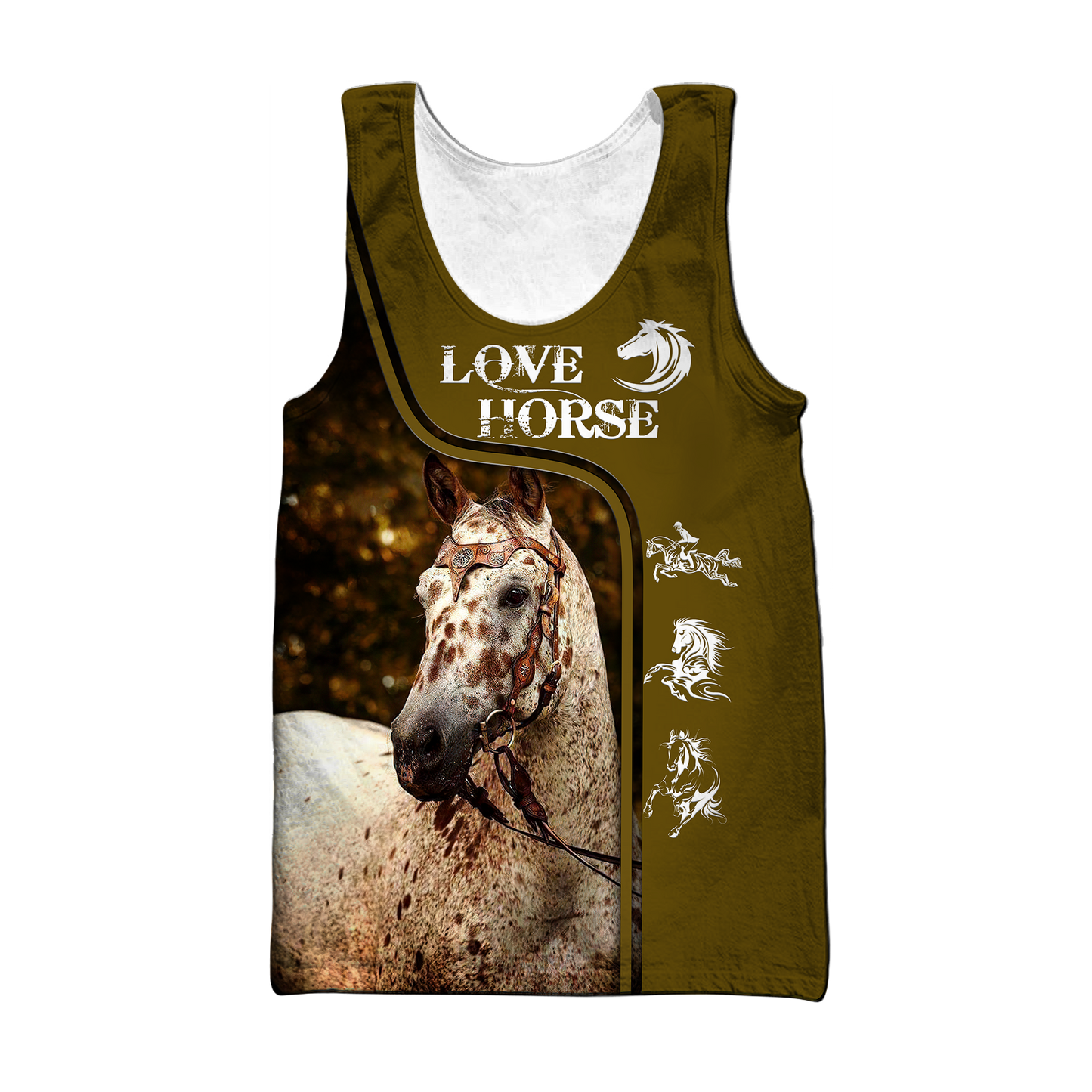 Love Horse 3D All Over Printed Shirts For Men and Women Pi112051