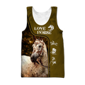 Love Horse 3D All Over Printed Shirts For Men and Women Pi112051