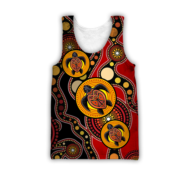 Aboriginal Australia Indigenous Turtles Painting Art shirts for men and women TR2606202S