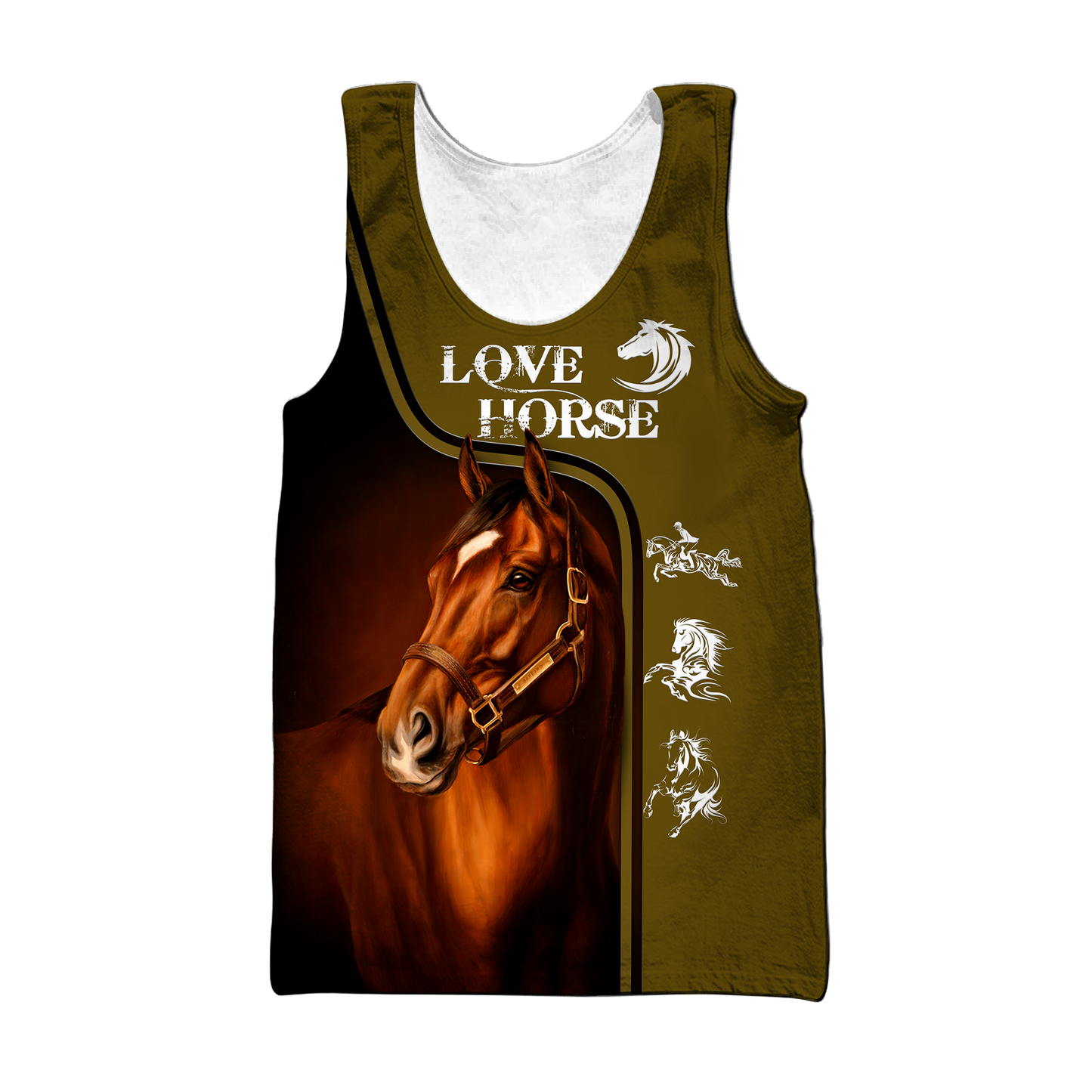 Love Horse 3D All Over Printed Shirts For Men and Women Pi112052