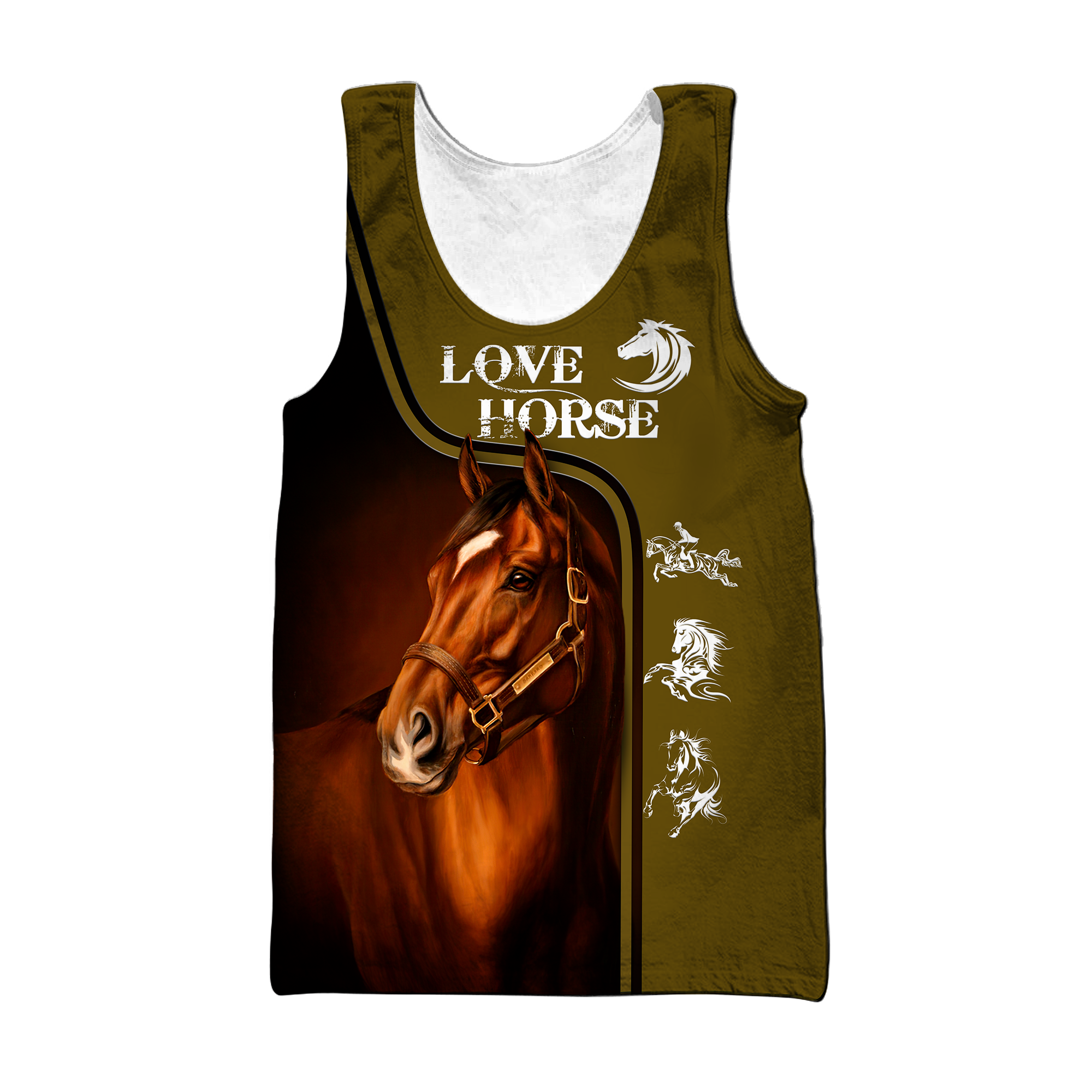 Love Horse 3D All Over Printed Shirts For Men and Women Pi112052