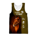 Love Horse 3D All Over Printed Shirts For Men and Women Pi112052