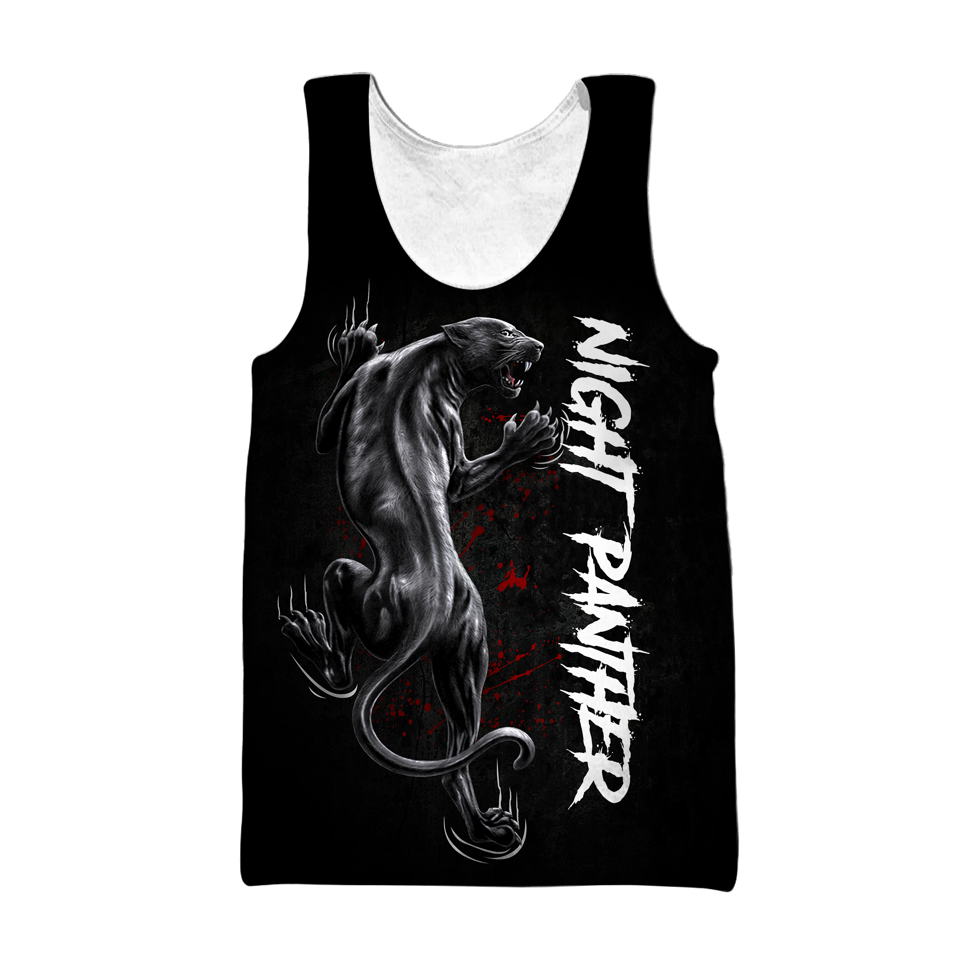 Night Panther 3D All Over Printed Shirt for Men and Women